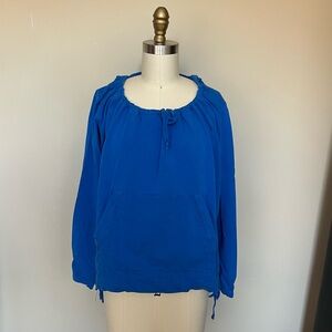 Hanna Andersson Pullover Hoodie, Blue, Size XS